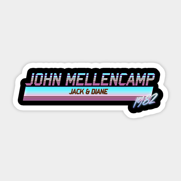 Jack and Diane Sticker by Soysip